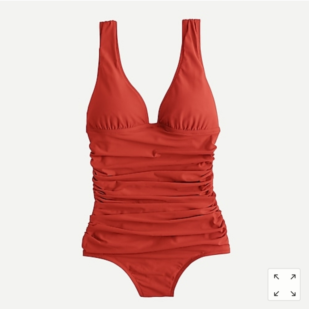 J. Crew BNWT Ruched femme one-piece swimsuit